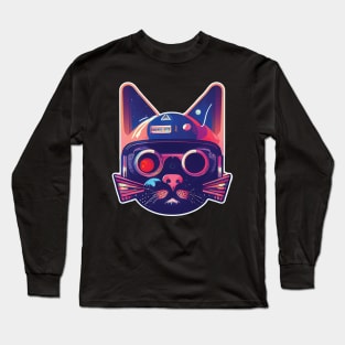 Fun Space Cat 2 Long Sleeve T-Shirt